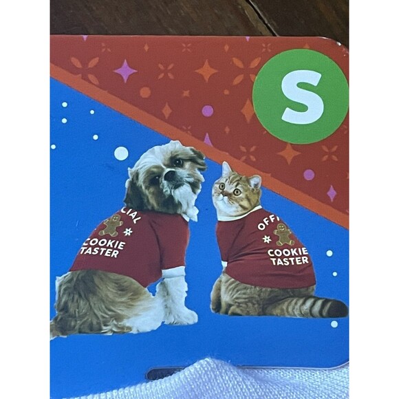 NWT Vibrant Life Dog Small 10-20 lbs Gray Holiday Pet Tee Official Cookie Tester - Picture 2 of 8